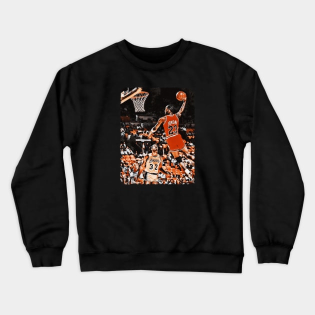 Vintage-Michael Jordan Crewneck Sweatshirt by Skelector Art